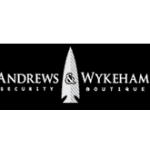 Secure Andrews & Wykeham Boutique logo featuring a black and white design with a stylized spear and elegant text.